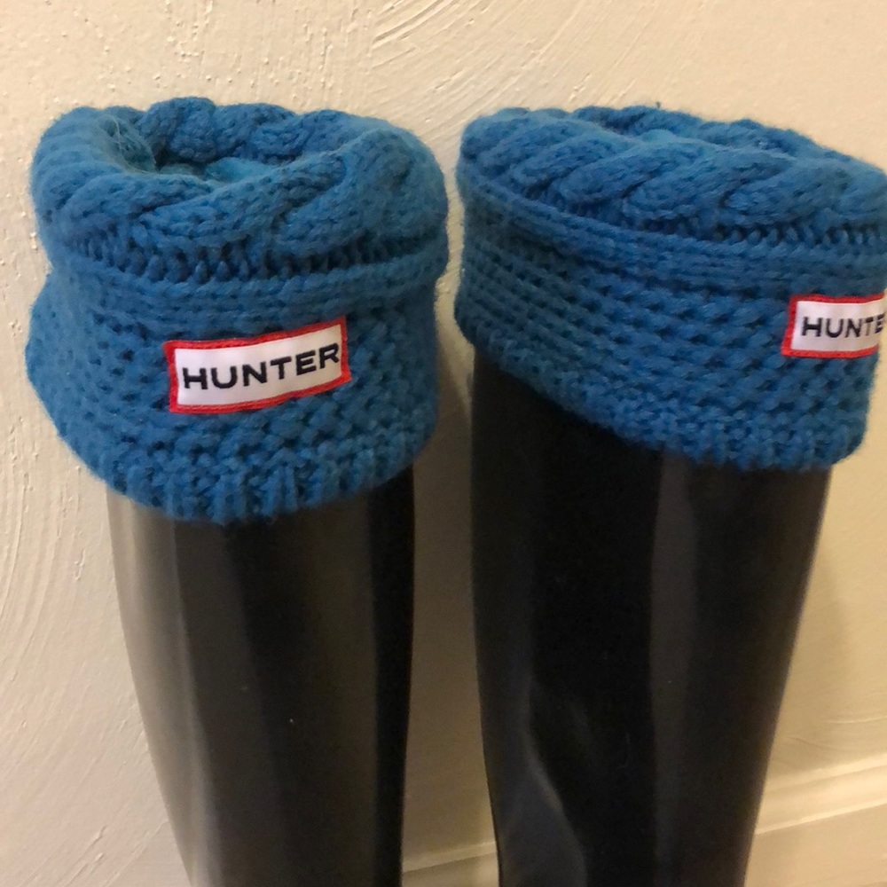 Tall boot hunter socks (blue)
